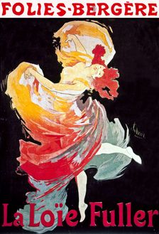 Poster for the show La Loie Fuller of the Folies Bergere, 1895, by Georges Neunier