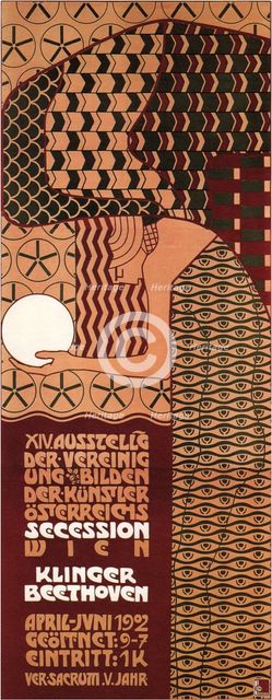 Poster for the Vienna Secession Exhibition, 1902. Artist: Moser, Koloman (1868-1918)