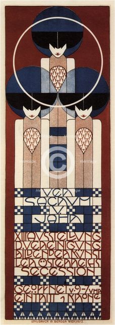 Poster for the Vienna Secession Exhibition, 1902. Artist: Moser, Koloman (1868-1918)