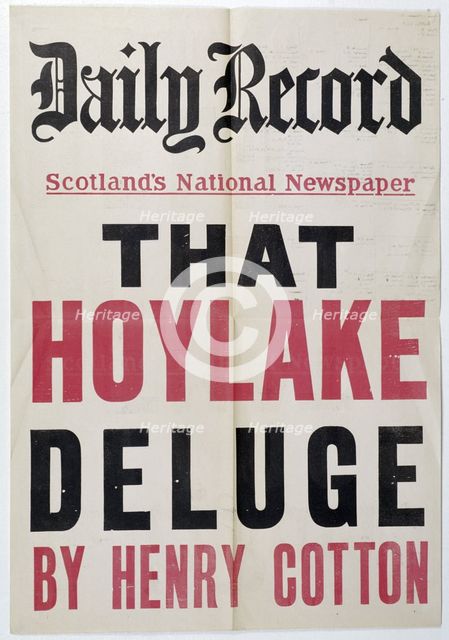 Poster for Daily Record, c1930-46. Creator: Unknown.