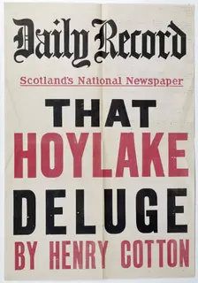 Poster for Daily Record, c1930-46. Creator: Unknown