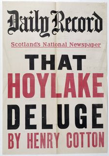 Poster for Daily Record, c1930-46. Creator: Unknown