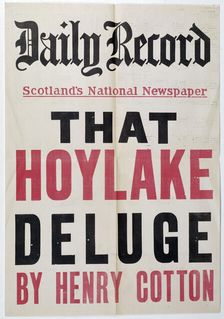 Poster for Daily Record, c1930-46