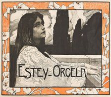 Poster for Estey Orgeln, 1896. Creator: Hans Unger