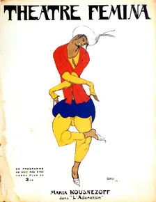 Poster for Igor Stravinsky's ballet The Rite of Spring 1911. Artist: Leon Bakst