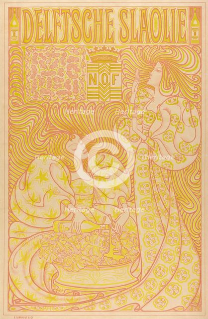 Poster for Loten van de Nationale tentoonstelling van vrouwenarbeid, 1898.