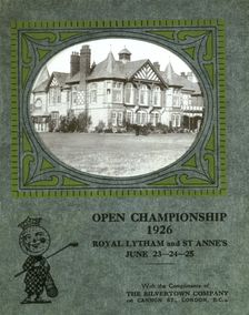 Poster for Open Championship, Royal Lytham and St Annes, 1926. Creator: Unknown