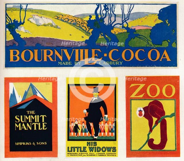 'Posters', c1916. Artist: F Gregory Brown.