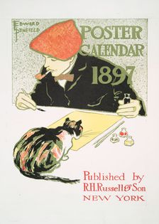 Posters Calendar 1897, Published by R.H.Russell & Son New York, c1897. Creator: Edward Penfield