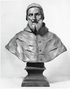 Posthumous Bust of Pope Pius V, c. 1650. Creator: Unknown