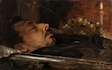 Posthumous Portrait of the Painter Joaquín Araujo, 1894. Creator: Manuel Poy Dalmau