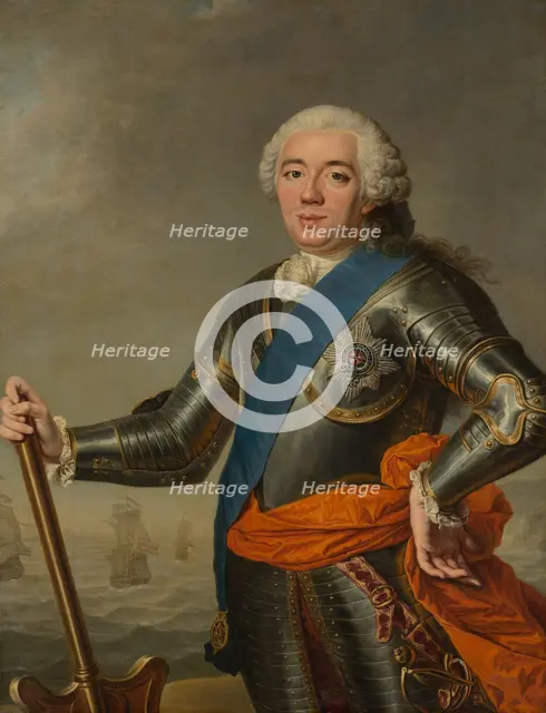 Posthumous Portrait of William IV (1711-1751). Creator: Jacques-Andre-Joseph Aved.