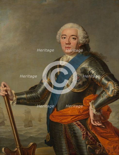 Posthumous Portrait of William IV (1711-1751). Creator: Jacques-Andre-Joseph Aved.