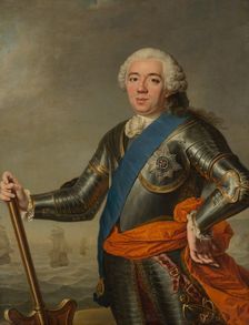 Posthumous Portrait of William IV (1711-1751). Creator: Jacques-Andre-Joseph Aved