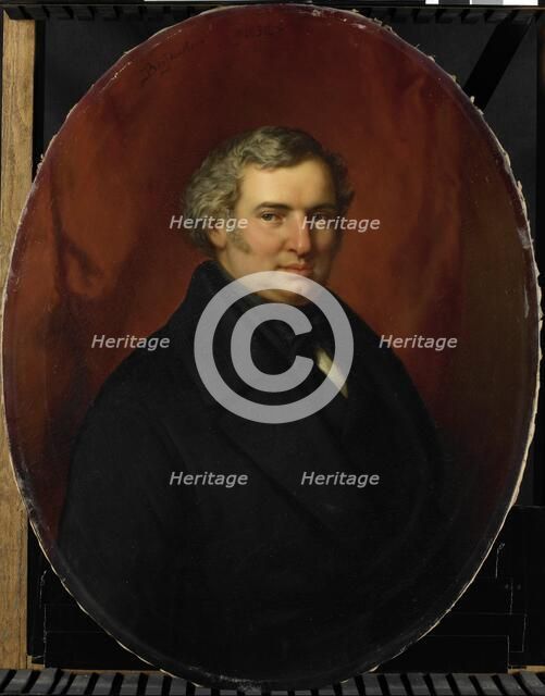 Posthumous Portrait of Hendrik André Cornelis Tierens, City Functionary of Heusden, 1852. Creator: Bastian de Poorter.