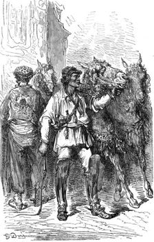 'Postillions; Notes on Spain 1875. Creator: Unknown