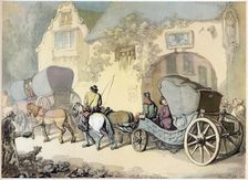 Posting in Germany, c1780-1825. Creator: Thomas Rowlandson