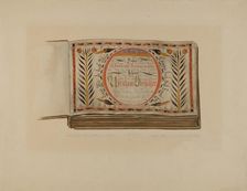 Pa. German Music Book, c. 1937. Creator: Elmer G Anderson