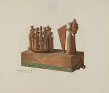 Pa. German Music Box, 1935/1942. Creator: Charlotte Angus