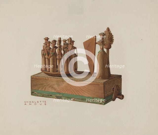 Pa. German Music Box, 1935/1942. Creator: Charlotte Angus.