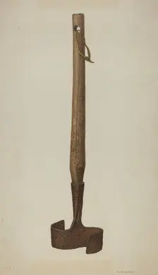 Pa. German Meat Chopper, 1935/1942. Creator: Nicholas Amantea