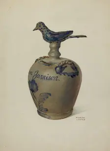 Pa. German Money Bank, c. 1936. Creator: Frances Lichten
