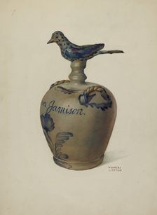 Pa. German Money Bank, c. 1936. Creator: Frances Lichten