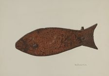 Pa. German Axe Socket, c. 1940. Creator: Nicholas Amantea