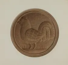 Pa. German Butter Mold, 1935/1942. Creator: Alfred H. Smith
