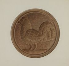 Pa. German Butter Mold, 1935/1942. Creator: Alfred H. Smith