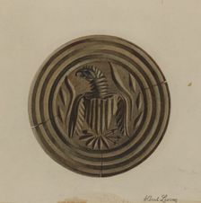 Pa. German Butter Mold, c. 1938. Creator: Albert J. Levone