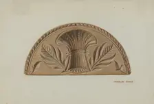 Pa. German Butter Mold, c. 1939. Creator: Franklyn Syres