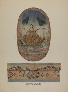 Pa. German Bandbox, c. 1937. Creator: Elmer G Anderson