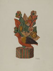 Pa. German Bird, 1935/1942. Creator: Frances Lichten