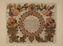 Pa. German Birth Certificate, c. 1937. Creator: Elmer G Anderson