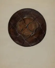 Pa. German Bowl, 1935/1942. Creator: Ruth Bialostosky