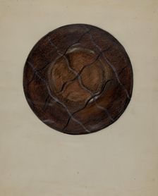 Pa. German Bowl, 1935/1942. Creator: Ruth Bialostosky