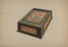Pa. German Box, 1935/1942. Creator: Ethelbert Brown