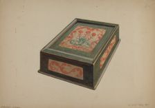Pa. German Box, 1935/1942. Creator: Ethelbert Brown