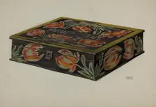 Pa. German Box, c. 1937. Creator: Frances Lichten