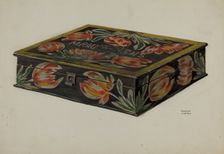 Pa. German Box, c. 1937. Creator: Frances Lichten