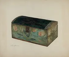 Pa. German Box, c. 1939. Creator: Frank Budash