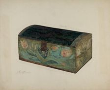 Pa. German Box, c. 1939. Creator: Frank Budash