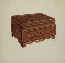 Pa. German Box, c. 1941. Creator: William L. Antrim