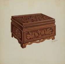 Pa. German Box, c. 1941. Creator: William L. Antrim