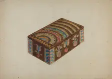 Pa. German Box, c. 1941. Creator: Ethelbert Brown