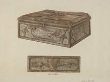 Pa. German Bridal Box, c. 1940. Creator: Adele Brooks