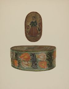 Pa. German Bride's Box, c. 1936. Creator: Jessica Price