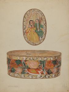 Pa. German Bride's Box, c. 1937. Creator: Jessica Price