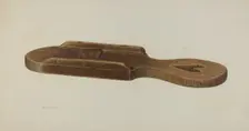 Pa. German Cabbage Cutter, c. 1941. Creator: Nicholas Amantea
